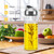 Aelga Olive Oil Dispenser Bottle - Glass Oil Dispenser - Dispenser Bottle for Kitchen with Stainless Steel Spout