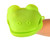 HOME-X Frog Face Silicone Potholder, Heat-Resistant Rubber Oven Mitt Set, Cute and Funny Kitchen Accessories, Green Kitchen Utensils, Set of 2, 4 ¼ " L x 3 ½ " W x 2 ¼ " H, Green
