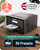 Home Stereo System with CD Player Bluetooth & Radio | 40W FM Radio, Solid Wood Build, 30 Presets, and Alarm | Multi Format Support, CD Player for Home, Compact Music System | Oakcastle Hifi400