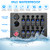 10 Gang Marine Rocker Switch Panel, Boat Toggle Switches Panel with LED Circuit Breaker, 12V/24V DC Power Socket & Horn Button, IP65 Waterproof, Dual USB Charger Voltmeter ON/Off for Car RV Truck