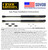 2 Truck Upfitters 13" Gas Props (13" Extended, 8.1" Compressed, 30 pounds of Pressure ea) for A.R.E, ATC, Snugtop, Leer Camper Shell/Truck Cap Rear Door. Measurement Required! Incl 4 Ball mounts!