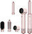 5 in 1 Hair Styler & Hair Dryer Brush, Low-Speed Negative Ionic Air Styler Drying, Multi Hair Styler, Professional Blow Dryer Brush for Curling Volumizing Straightening Styling(Pink)