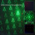 1 BY ONE OUS00-0817 Laser Green Christmas Tree and Red Stars Show, Projection Lights for Xmas, Holiday, Party, and Garden Decoration