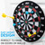 Franklin Sports Magnetic Soft Tip Dartboard Set - Indoor Dart Board + Darts Set for Family + Adults - Magnetic Board + (6) Darts Included