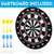 Franklin Sports Magnetic Soft Tip Dartboard Set - Indoor Dart Board + Darts Set for Family + Adults - Magnetic Board + (6) Darts Included