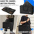 ITHWIU Padded DJ Controller Case for DDJ FLX4, DDJ SB SB3 400 RB, Hercules DJ Control Inpulse 300, L 20.5 X W 12.5 X H 2.75 inches, Black