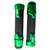 Green Aluminum Motorcycle 22mm 7/8" Engraved Handle Bar Rubber Gel Hand Grips CNC with Bar End 7/8" Compatible with Kawasaki Ninja 300 400 650 250 1000 ZX6R ZX10R ZX14R ZX25R