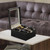 AUTOARK PU Leather Belt Organizer with 6 Compartments & Transparent Glass Top,Compact Storage for Belts,Ties,and Accessories,Perfect for Men, Women,and Home Organization,MKAW240