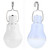Solar Powered Lamp Portable Led Bulb Lights Solar Energy Panel Led Lighting for Camp Tent Night Fishing Emergency Lights Flash 350LM(Pack of 1)