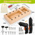 Montessori Screwdriver Board Set with Electric Drill, Wooden Montessori Busy Board Toys Screw Driver Activities Tools for 3 4 5 Year Old Kids, Sensory Learning STEM Fine Motor Skills Toys for Boys