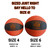 Safe Sport Gear The House Basketball - HouseHoops Soft Basketball - Realistic Texture and Bounce - Will Not Scuff or Scratch Floors and Walls (Standard Size 6)
