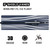 BOWSOUL 31Inch Carbon Arrows for Target Practice Hunting Arrow with Removable Tips for Compound & Recurve Bow(Pack of 12) (Black White)