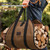 FEED GARDEN Firewood Carrier Bag Heavy Duty Waxed Canvas Log Carrier for Firewood Large Log Tote Fire Wood Carrying Bag with Handles for Easy Transport Carrying and Wood Stove Accessories