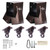 ABUSA Heavy Duty Swing Sets Brackets Including 2 A-Frame Swing Set Brackets and 4 Swing Hangers for Playground Equipment Mounting Parts Hardware Included (Bronze)