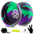YOYOSTUDIO V22 Trick Yoyo Professional Responsive Yoyo for Kids 8-12, Metal Yo yo for Adults Kids with Unresponsive Yoyos Accessory Kit, 10 Yo-Yo Strings, Case & Glove - Black Green Purple