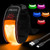 LED Armband for Running, Rechargeable Running Lights for Runners, 1 Pack Glow in The Dark LED Wristband for Sports Events, Reflective Gear Light Up Armbands for Night Safety (Orange)