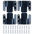 LazyMe Universal Sectional Sofa Interlocking Sofa Connector Bracket with Hardware- 2 Sets, 4 Piece
