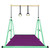 Peakpath Foldable Gymnastics Kip Bar with Mat and Ring Set,3' to 5' Height Adjustable,Kids Gymnastic Equipment for Ages 3-15,Indoor and Home Training- Max Load 260LBS Peakpath Foldable Gymnastics Kip Bar with Mat and Ring Set,3' to 5' Height Adjustable,Kids Gymnastic Equipment for Ages 3-15,Indoor and Home Training- Max Load 260LBS