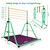 Peakpath Foldable Gymnastics Kip Bar with Mat and Ring Set,3' to 5' Height Adjustable,Kids Gymnastic Equipment for Ages 3-15,Indoor and Home Training- Max Load 260LBS Peakpath Foldable Gymnastics Kip Bar with Mat and Ring Set,3' to 5' Height Adjustable,Kids Gymnastic Equipment for Ages 3-15,Indoor and Home Training- Max Load 260LBS