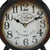 Deco 79 Metal Clock with Bell Style Top, 10" x 4" x 13", Black