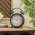 Deco 79 Metal Clock with Bell Style Top, 10" x 4" x 13", Black