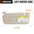 Sun Visor for 2004-2005 Toyota RAV4, Left Driver Side Beige Sunvisor Replace Ment 74320-42420-B0, Extensible Design