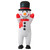 BERVYOSW Inflatable Snowman Costume Adult Christmas Blow Up Costume with Blower Funny Holiday Party Outfit for Adults