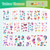 150+ Kids Glitter Temporary Tattoos for Girls – Individually Wrapped, Waterproof Tattoo Stickers – Mermaid, Unicorn, Fairy, Butterfly & More