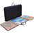 Becko US Jigsaw Puzzle Board with Trays & Cover, Portable Case for Puzzles Storage Saver, Non-Slip Surface, for Up to 1000 Pieces (Dark Blue & Khaki)