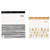 Ikea ISTAD Medium Reusable Food Bags with Double Seal, 1.2 & 2.5 Litres, Black Striped/Yellow Leaf - Set of 100 Bags
