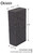 Okleen Big Sponge. Made in Europe. 6 Pack, Black. 8.9x4.3x2.4 Inch Extra Large Odorless Commercial Sponge for All Purpose Cleaning