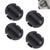 Bawkars 4 PCS Floor Drain Plug, Polaris General Twist Drain Plug Trap Seal, Compatible with Polaris RZR XP 1000 RZR 900/S Turbo General 1000, Replace #8414694 5414694 (Black)
