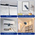 20 Ft+ High Reach Cobweb Dusting Kit with 3-14 Ft Extension Pole/Spider Web Brush & Ceiling Duster Microfiber Feather Duster with Washable Head for Cleaning Ceiling Fan, Furniture, Home