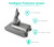 dumtuny 2000mAh Dyson 21.6V Battery for Dyson V7 Battery V7 SV11,V7 Motorhead Pro,V7 Motorhead Vacuum,V7 Total Clean,V7 Trigger, V7 Fluffy,V7 Extra,18650Rechargeable Battery