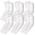 BHYTAKI 6 Pairs UV Sun Protection Arm Sleeves, UPF 50 Sports Cooling Arm Compression Sleeves for Men Women Teenager