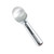 Zeroll Ice Cream Scoop with Unique Liquid Filled Heat Conductive Handle Simple One Piece Aluminum Design Easy Release Made in USA, 4-Ounce, Silver