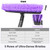 HEEYA 48 Inch Long Snow Brush for SUV, Extendable Ice Scraper and Brush with Foam Grip, 360° Pivoting Snow Car Brush for Truck Auto Jeep RV Vehicle Windshield Window - Purple