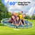Trekassy 60" Large Spider Web Saucer Tree Swing for Kids & Adults, 750lbs Heavy Duty Outdoor Net Swing with Steel Frame and 2 Tree Hanging Straps