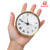3-1/8 Inch (80 mm) Clock Inserts, Fit 3 Inch (76mm) Hole Diameter, Quartz Clock Movement Replacement, Gold Rim Roman Retro Numeral Skeleton Clock Fit-Up for Wall Living Room Bedroom Home Decor