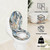 Elongated Toilet Seat Natural marbles texture and surface perfect blue onyx Resin Toilet Seat with Quietly Close Quick Release Hinges Decorative Toilet Seat with Cover Easy to Clean and Install