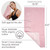 Aurora Athletica Pink Gym Towels for Women - This Super-Soft, Absorbent, Luxury 100% Organic Cotton Silver-Infused Sweat Towel is Perfect for Sports, Workouts, and Yoga