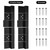 Trailer Rv Door Hinges Replacement Parts 198295 Hinge Assembly (Black) - Upgrade RV Entry Door 2 Pack
