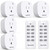 Syantek Remote Control Outlet Wireless Light Switch for Household Appliances, Expandable Remote Light Switch Kit, Up to 100 ft Range, FCC Certified, ETL Listed, White (5 Outlets + 2 Remotes)