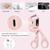 Autokcan 2PCS Heated Eyelash Curler, Heated Lash Curler, 3 Heating Modes Electric Eyelash Curler, Handheld Rechargeable Portable Eyelash Curlers, Comb Lash Curling Tool (Pink)