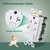 Wengart GFCI Outlet,2Pack,AC125V 20Amp Tamper Resistant GFCI Receptacle with Combination Switch,ETL Listed,Back &Side Wire,White
