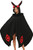 CWDGAGANB Mothman Costume Women Mothman Cosplay Hooded Cape Halloween Costume for Women and Men M