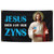 Jesus Died for Our Zyns Flag 3x5 Feet Funny Flags for Room Durable Man Cave Wall Flag with Brass Grommets for College Dorm Room Decor,Outdoor,Parties.