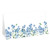 FYSUIMU 100Pcs Spring Floral Place Card 2 x 3.5 Inch Forget-Me-Not Tented Card Watercolor Blue Flower Table Name Sign for Party Bridal Banquet Dinner Reception Table Setting Supplies