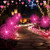 Tujoe 6 Pack Pink Christmas Solar Firework Lights 180 LED 8 Lighting Modes Waterproof Outdoor Decorative Solar Lights for Xmas Wedding Valentine Birthday Garden Patio Yard Pathway Walkway Lawn Decor