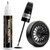 carsmallma Black Rim Touch Up Paint, Car Wheel Paint for Rims Scratch Repair Pen,Wheel Touch Up Paint for Cars Quick and Easy Fix Rim Curb Rash Scuff (Black)